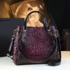 00a278cb-1d49-4875-a1e3-5cb9ab51d13b.jpg Stylish Textured And Colorful Crocodile-Print Womens Shoulder Bag