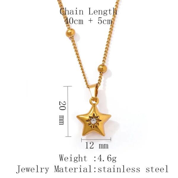 Stainless Steel Inlaid Rhinestone Series Pendant Necklace Earring Set