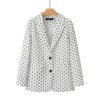 New Womens Casual Chic Plaid Coat