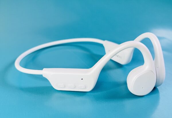 Écouteurs de natation sans fil Bluetooth à conduction Osseuse.