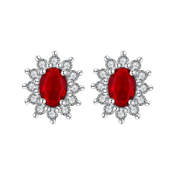 Necklace Set Ring Earrings And Pendant For Women