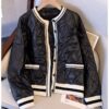 Doudoune Blanche Légère Style Baseball  🧥✨ Adoptez un look moderne.