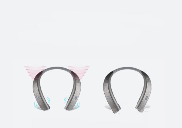 Mini oreillette Bluetooth sans fil à porter autour du cou, haut-parleur Bluetooth sport stéréo pour appels