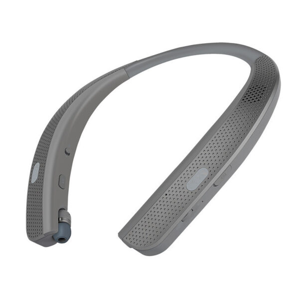 Mini oreillette Bluetooth sans fil à porter autour du cou, haut-parleur Bluetooth sport stéréo pour appels