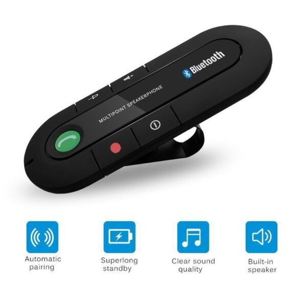 Écouteurs Bluetooth pour Par-Soleil Voiture