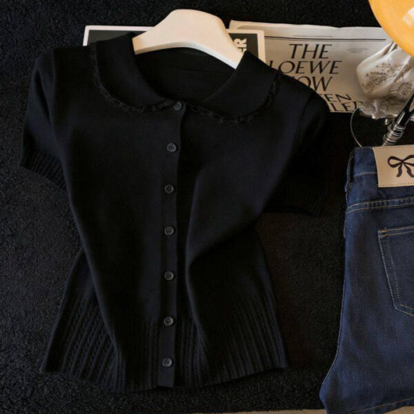 Kochis Uniquely Beautiful Summer Knit Bottoming Shirt
