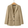 New Womens Casual Chic Plaid Coat