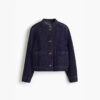 1da3fe5a-f51b-429b-aa88-e064cf0e483e.jpg Womens Workwear Denim Jacket With A Stand Collar And Designer Details