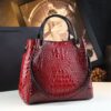 1dc2da28-2e7f-4fa0-a8ed-3094cf18125c.jpg Stylish Textured And Colorful Crocodile-Print Womens Shoulder Bag