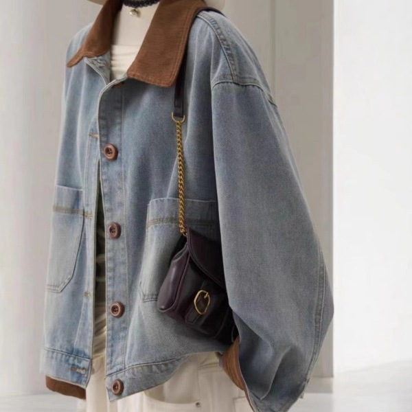 Women's American-style Vintage Denim Jacket