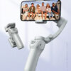 Hand-held Tripod Head Three-axis Anti-shake Stabilizer AI Intelligent Face Recognition And Short Video Shooting Camera Strap Fill Light