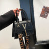 Womens Fashion Solid-Color Tassel Crossbody Bag