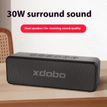 Enceinte Bluetooth portable étanche pour extérieur avec caisson de basses Bluetooth 50