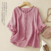 Women's Loose Slimming Versatile Embroidered Top