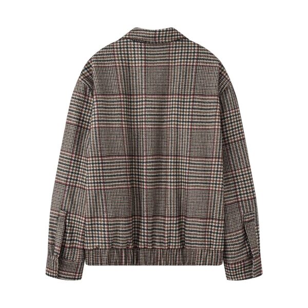2c6c39a6-5176-4f90-a13c-25940f417721.jpg Retro Houndstooth Pilot Quilted Jacket Coats