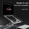 Support réglable pour ordinateur portable.