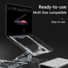 Support réglable pour ordinateur portable.