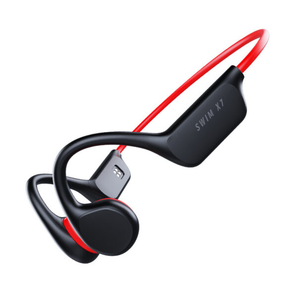 Écouteurs de natation sans fil Bluetooth à conduction Osseuse.