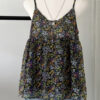 Korean-style Retro Floral Slip Vest Womens Resort Style