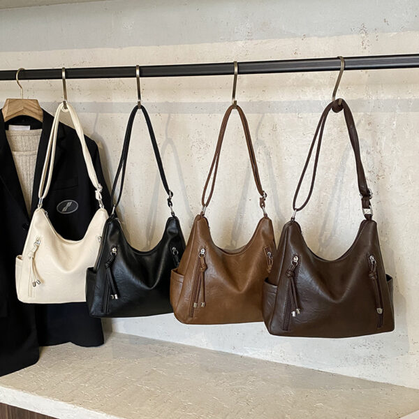 Sac bandoulière femme rétro, tendance et décontracté, grande capacité
