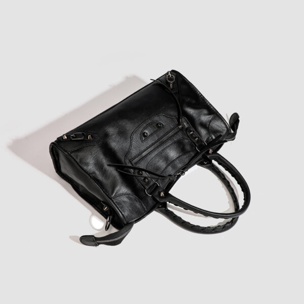 Niche-designed French-style Studded Biker Bag