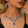 Retro Two-piece Necklace And Earring Set From Europe And The US
