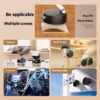 Support de téléphone de voiture magnétique pliable à ventouse avec navigation mains libres pour smartphone