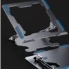 Support réglable pour ordinateur portable.