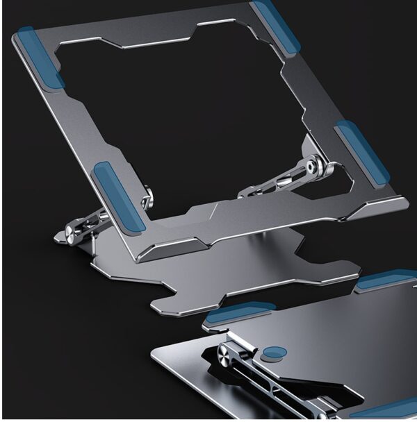 Support réglable pour ordinateur portable.
