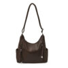 Sac bandoulière femme rétro, tendance et décontracté, grande capacité