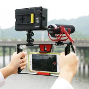 Compatible With Apple, Ulanzi Handheld Smartphone Video Rig Case For  Samsung,Phone Rig Stabilizer For Live Stream Youtube Filmmaking Vlogger