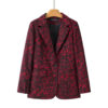 New Womens Casual Chic Plaid Coat