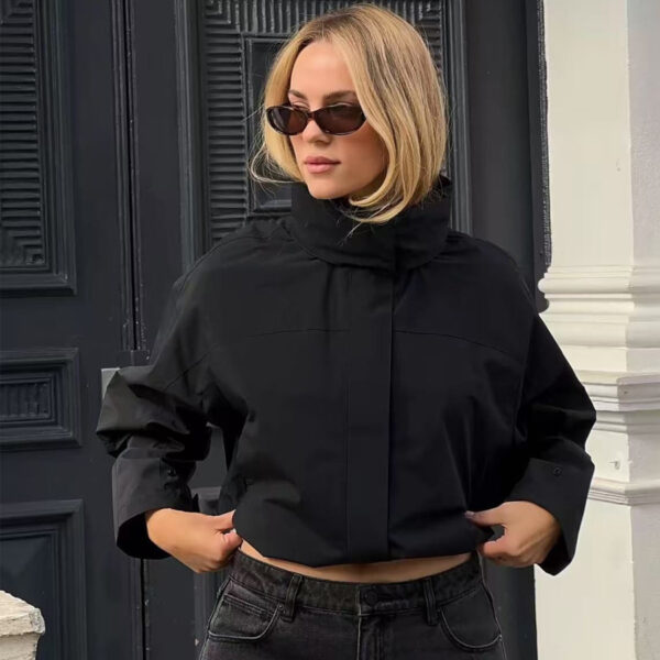 Casual Stand-up Collar Jacket