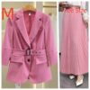 4cecbeb2-6419-44f7-8c00-aa1ddf651938.jpg Solid-color Three-quarter-sleeve Casual Blazer For Women