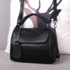 Sac bandoulière vintage en cuir de vachette pleine fleur souple