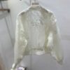 Veste d'été chic brodée de perles, protection solaire