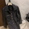 Loose-fitting Versatile Washed Leather Jacket