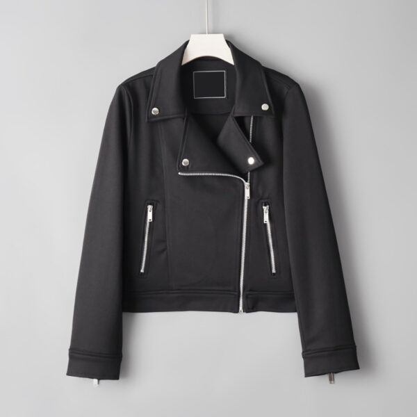 Versatile Short, Cool Biker-style Jacket For Women