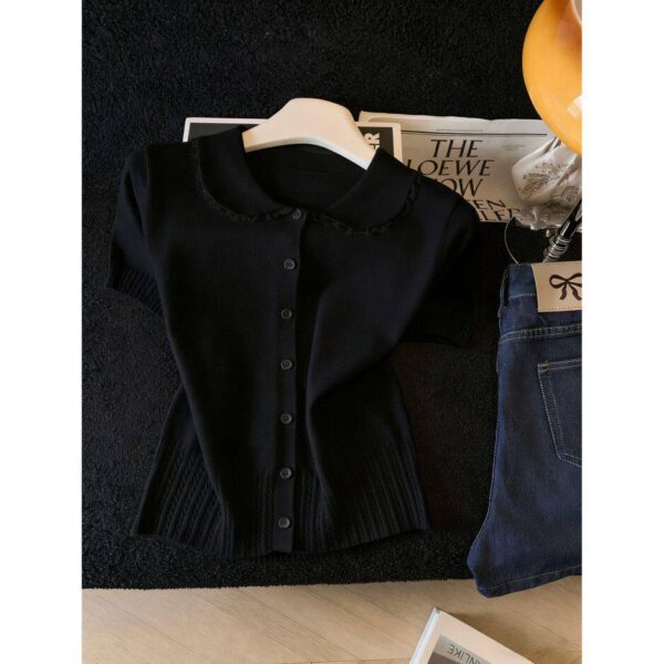 Kochis Uniquely Beautiful Summer Knit Bottoming Shirt