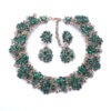 Fashion Retro Light Luxury Women's Necklace And Earrings Set