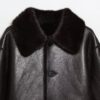 Fashionable And Casual Reversible Faux-leather Jacket For Women