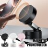 Support de téléphone de voiture magnétique pliable à ventouse avec navigation mains libres pour smartphone