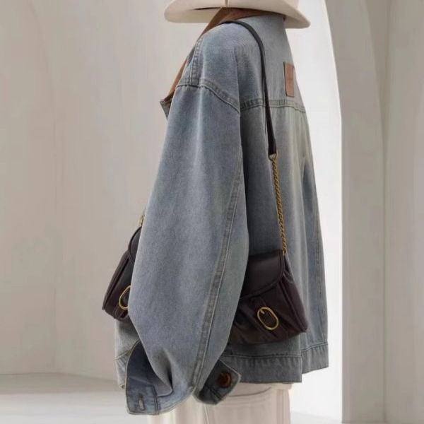 Women's American-style Vintage Denim Jacket