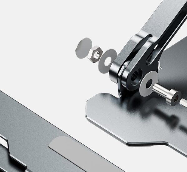 Support réglable pour ordinateur portable.