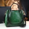 8b03d5a8-6d7a-4c34-a4c6-9cac5e6db1a3.jpg Stylish Textured And Colorful Crocodile-Print Womens Shoulder Bag