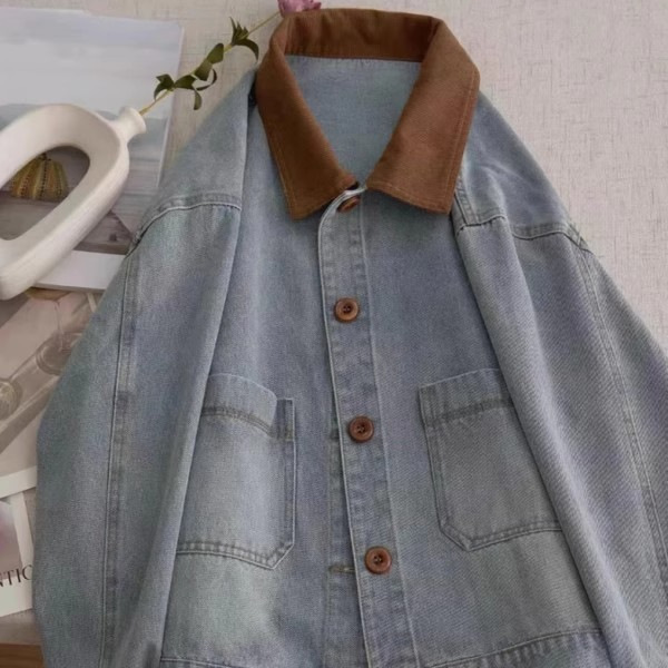 Women's American-style Vintage Denim Jacket