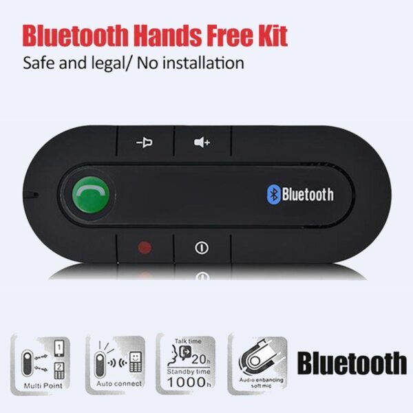 Écouteurs Bluetooth pour Par-Soleil Voiture