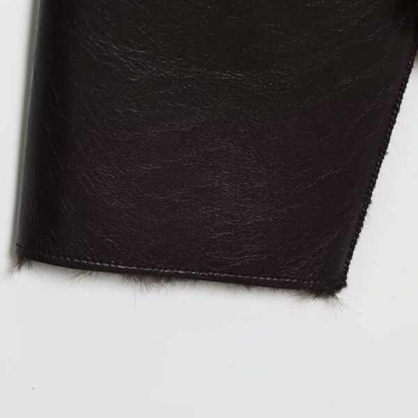 Fashionable And Casual Reversible Faux-leather Jacket For Women