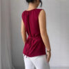Light-colored Figure-flattering Sleeveless Tank Top