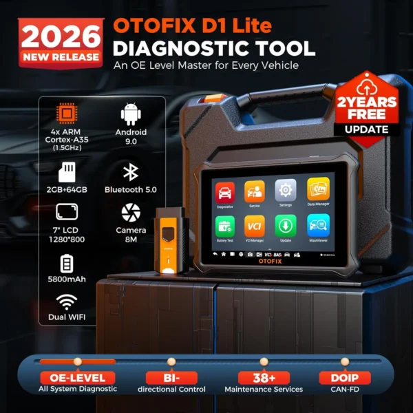 Afe83abfade7b4925aed98d493802cd33n.webp Outil de diagnostic Bluetooth OTOFIX D1 Lite : mise à jour complète du système pendant 2 ans (CAN FD et DoIP).